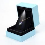 LED Jewelry Ring Display Earring Pendant Storage Organizer Case