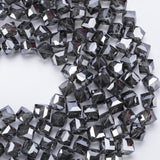 20Pcs Square Glass Spacer Beads DIY Bracelet Jewelry Making Cube Crystal Beads