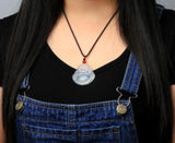 Koraba Natural Chalcedony Agate Chinese Jade Icy Pendant Maitreya Buddha