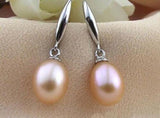 Freshwater Pearl Silver Dangle Earrings