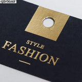 PK026 Shape Tag Hang Tag Printing Foil Hang Tag Kids Labels Clothes