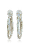 Boho Crystal Long Earrings Baroque Style Jewelry Pendant Vintage Earrings