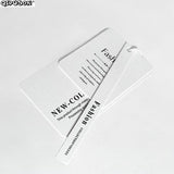PK028 Foil Hang Tag Printing for Kids Clothing Personal Logo