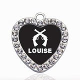 Louise Circle Charm Charms Necklace Pendant Jewelry Accessory Making Man Women