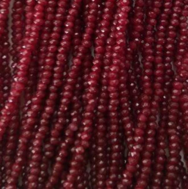 1.5mm Faceted Natural Stone Small Bead DIY Jewelry
