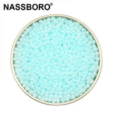 Bulk 19 2mm Cream Glass Beads Rondelle Spacer Beads