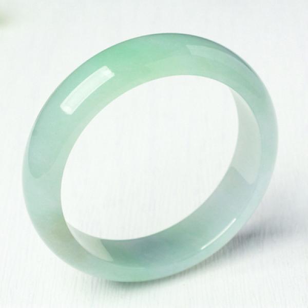 Zheru Jewelry Natural Myanmar Jade 54mm-62mm Bracelet Princess Bracelet