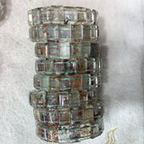 Crystal Green-phantom Quartz Stone Beads Bracelet Natural Gemstone Jewelry