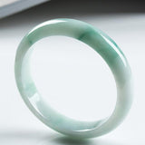 Zheru Jewelry Natural Burmese Jade Green Two-color 54-64mm Bracelet