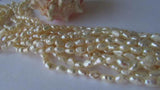 8-9mm Baroque Freshwater Pearl Loose Beads Strand DIY Jewelry Gift