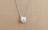 Sterling Silver Cat Pearl Necklaces & Pendants for Women