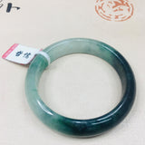 Natural Jadeite Bracelet Ice Bottom Green 54-62mm Female Gift
