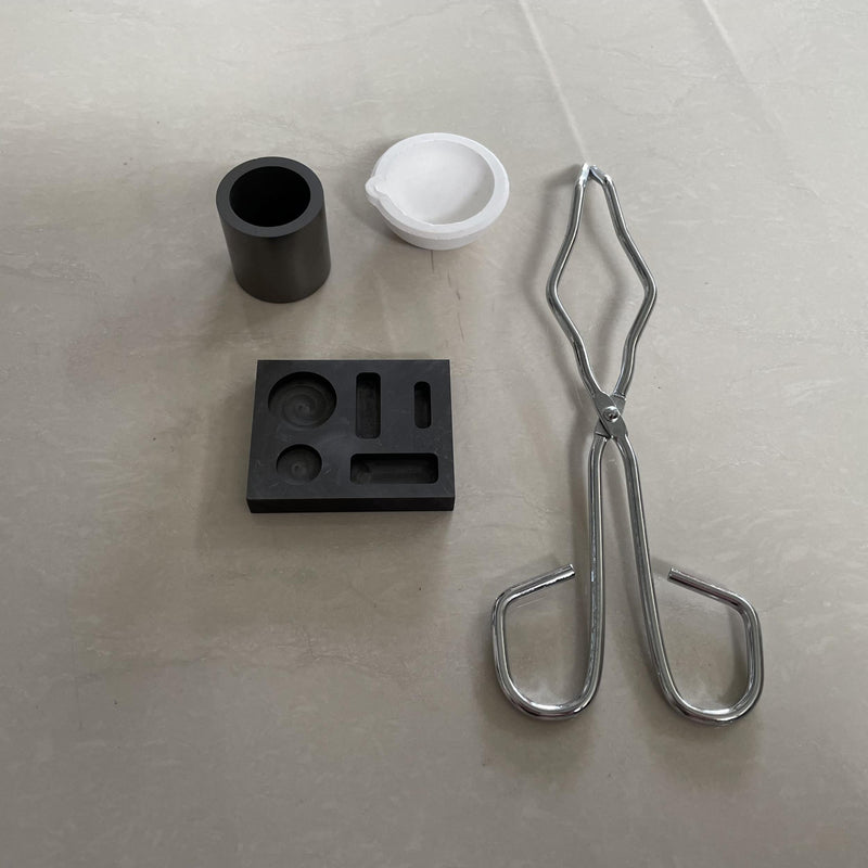 4 pcs High Purity Graphite Crucible Set Jewelry Mold Tools