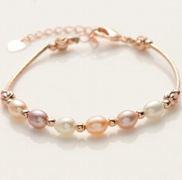 Freshwater Pearls Bracelet for Women Fine Jewelry