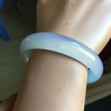 Zheru Jewelry Natural Agate Chalcedony 54-62mm Bracelet Princess Jewelry