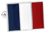 French Flag Copper Cuff Links