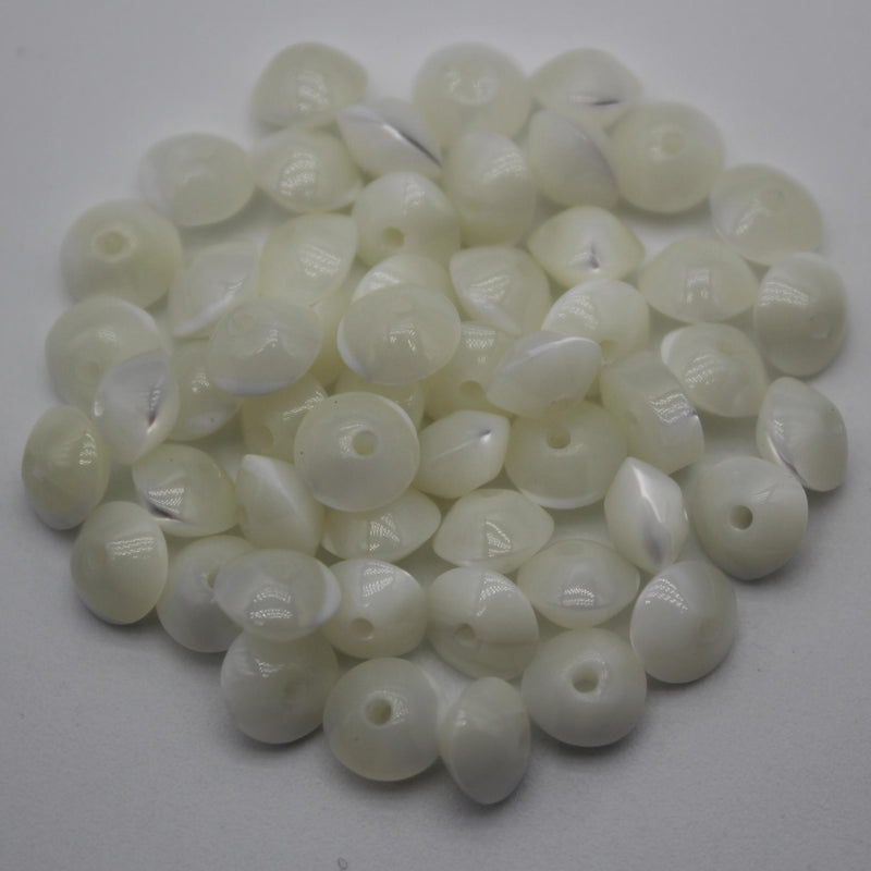 Horseshoe Snail Shell Flying Saucer Spacer Beads for Jewelry Making