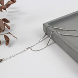 925 Silver Double Layer Hand Chain Bracelet for Women