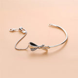 925 Silver Bracelet Mother's Love Bow Tree Of Life for Women's Wedding
