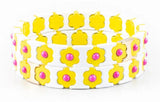 Daisy Flower Bracelet Charm Beads Elastic Rope Chain Bracelet for Women