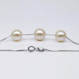 Freshwater Pearl Choker Necklace 925 Silver Gift