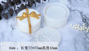 DIY Heart Oval Square Box Shaped UV Resin Jewelry Molds