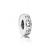 S925 Silver CZ Beads Bracelet DIY Charm Pendant