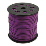 Purple Faux Suede Cord 3mm 100yards/roll