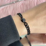 Circle Pendant Projection Photo Bracelet Couple Jewelry Memorial Gift