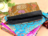 Chinese Embroidery Multicolor Satins Jewelry Drawstring Pouches