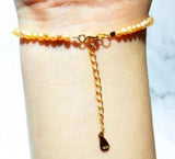 Mini Freshwater Pearl Bracelet 925 Silver Clasp Lovely Gift