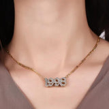 Personalized Birth Years Lucky Number Necklace
