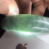 Natural Burmese Jadeite Dark Green 54-62mm Bracelet Princess Jewelry