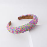 Personality Hair Light Small Bib Beads Headband Women's Headdress