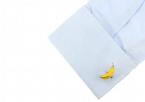 Sunnylink Banana Yellow Cufflinks for Shirt L1237