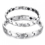 Starbeauty 1pc Hologram Bracelet Men Noble Health Care Magnet Titanium Bracelets