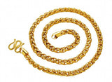 Copper Plated Wheat Ear Necklace for Men and Women