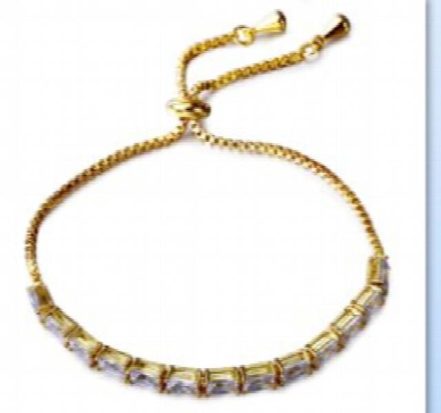 Adjustable Crystal Zirconia Bracelet