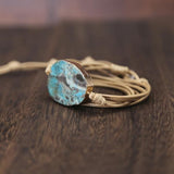 Mixed Natural Stones Ocean-jaspers Charm Bracelet