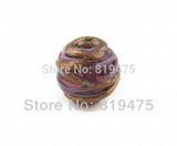10Pcs 12mm 14mm Multi-color Glass Lampwork Wire Beads for Jewelry Making