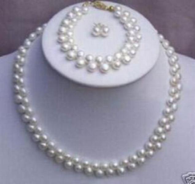 Freshwater Cultured Pearl 2-Row Necklace Set