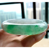 Zheru Jewelry Nat. Burmese Jadeite 54-64mm Bracelet Princess Jewelry
