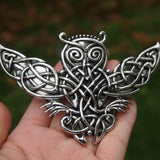 Gothic Witch Celtic Owl Hair Clip Barrette Hairpin Accessories