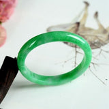 Pure Myanmar Jade A-Class 54-62mm Green Bracelet Princess Bracelet Gift