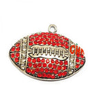 10pcs Antique Silvery Soccer Football Pendant 50mm*35mm