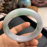 Zheru Natural Burmese Jade 54-64mm Bracelet - Princess Jewelry