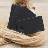 Kraft Paper Blank Card Gift Tags 100pcs + Hemp String