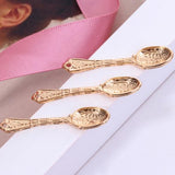 20pcs 42MM Antique Silver Clock Soup Spoon Charms Pendant DIY Jewelry Making