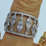 Bold Zirconia Stones Ring for Women