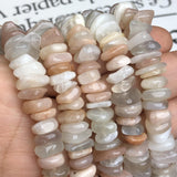 100% Sunstone Irregular Chips Loose Spacer Bead Jewelry Making DIY Bracelet